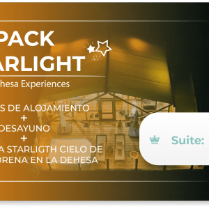 [Pack Starlight] 2 noches + desayuno + Experiencia Starlight Cielo de Sierra Morena – Suite [2 pax]