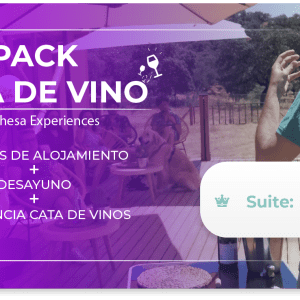 [Pack Cata] 2 noches + desayuno + Experiencia Cata de Vino – Suite [2 pax]