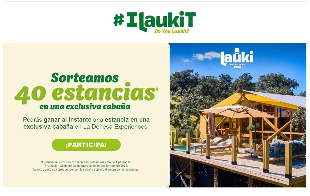 En este momento estás viendo ¡Descubre la promoción Lauki exclusiva cabaña en La Dehesa Experiences!