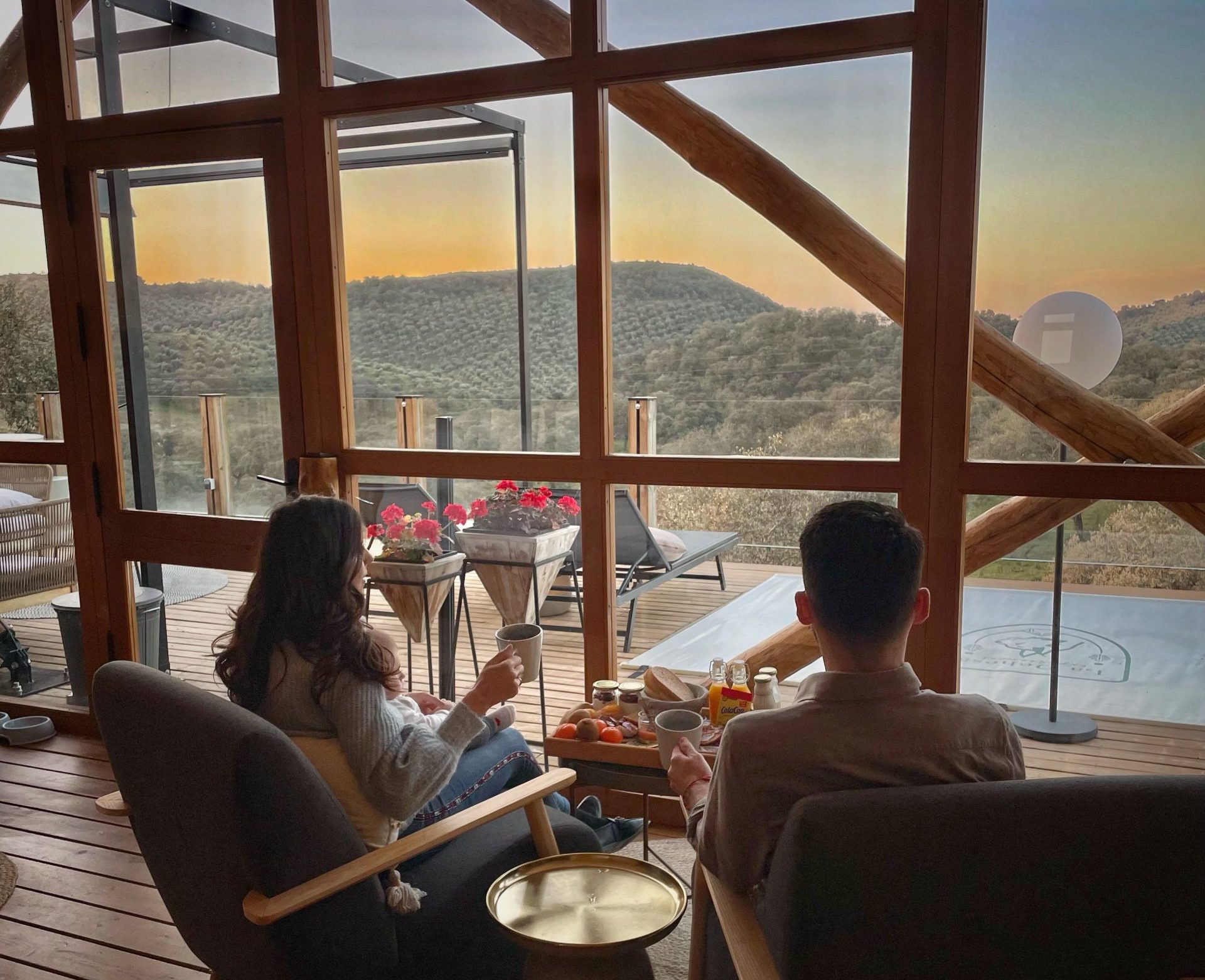 Dehesa - Glamping en Andalucía - Adamuz - Hoteles en Córdoba con piscina - Cabañas con piscina - Cabañas en los árboles