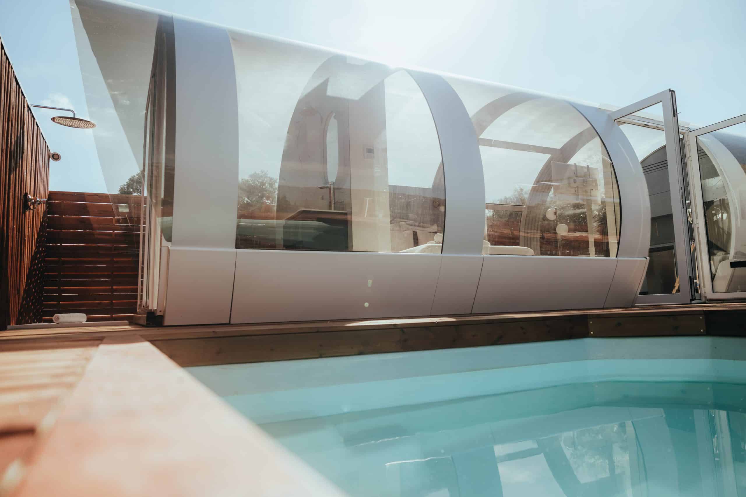 bubble hotel in cordoba, bubble hotel in andalusia, bubble hotels in spain, bubble house, bubble hotels, tubbos, la dehesa experiences